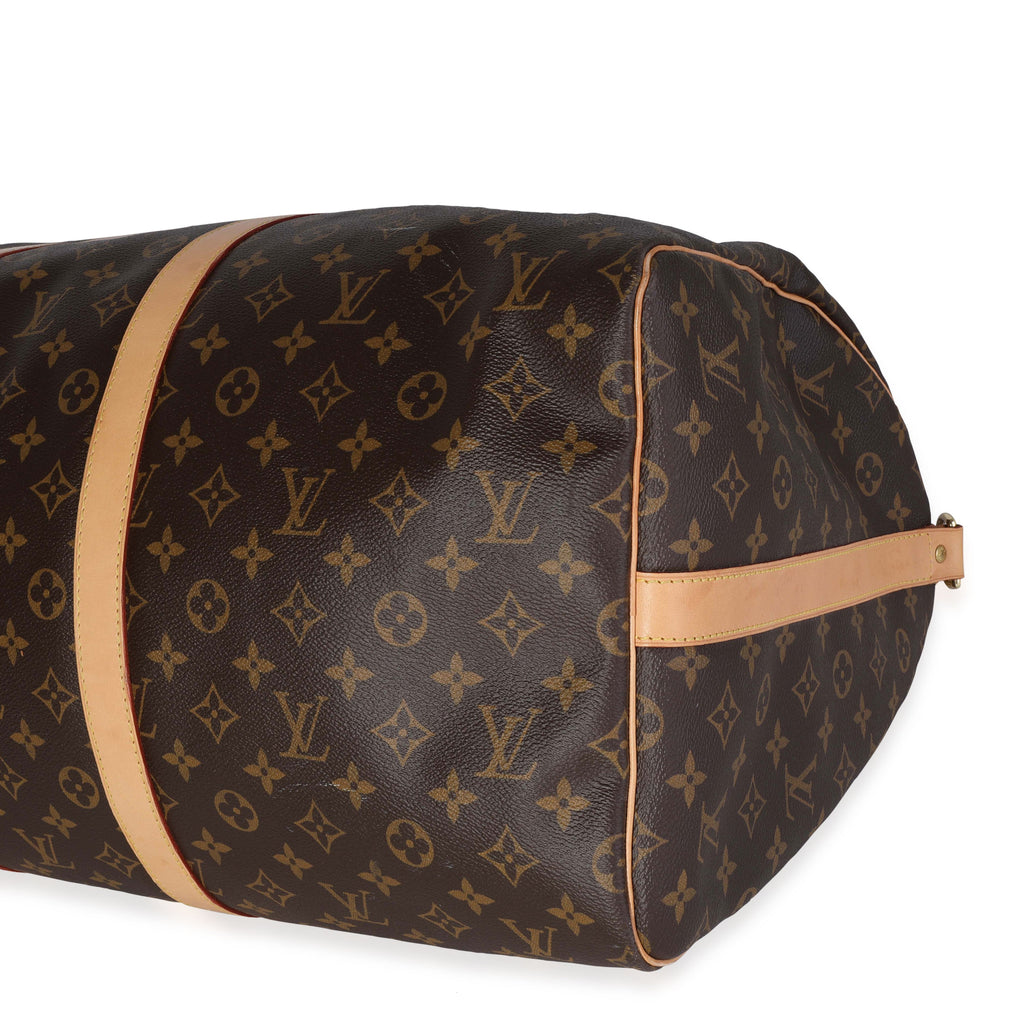 Louis Vuitton Louis Vuitton Monogram Canvas Keepall Bandoulière 55