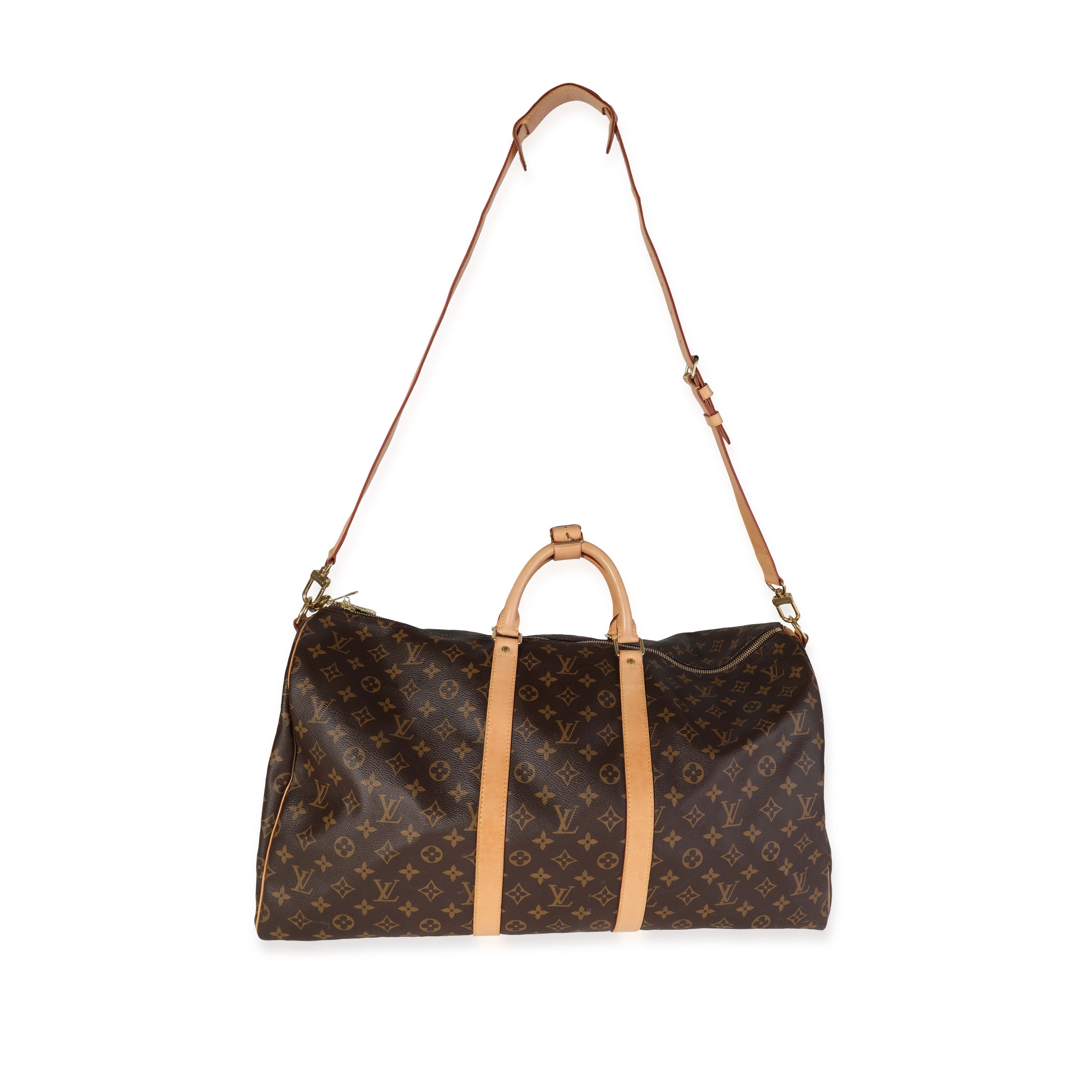 Louis Vuitton Louis Vuitton Monogram Canvas Keepall Bandoulière 55