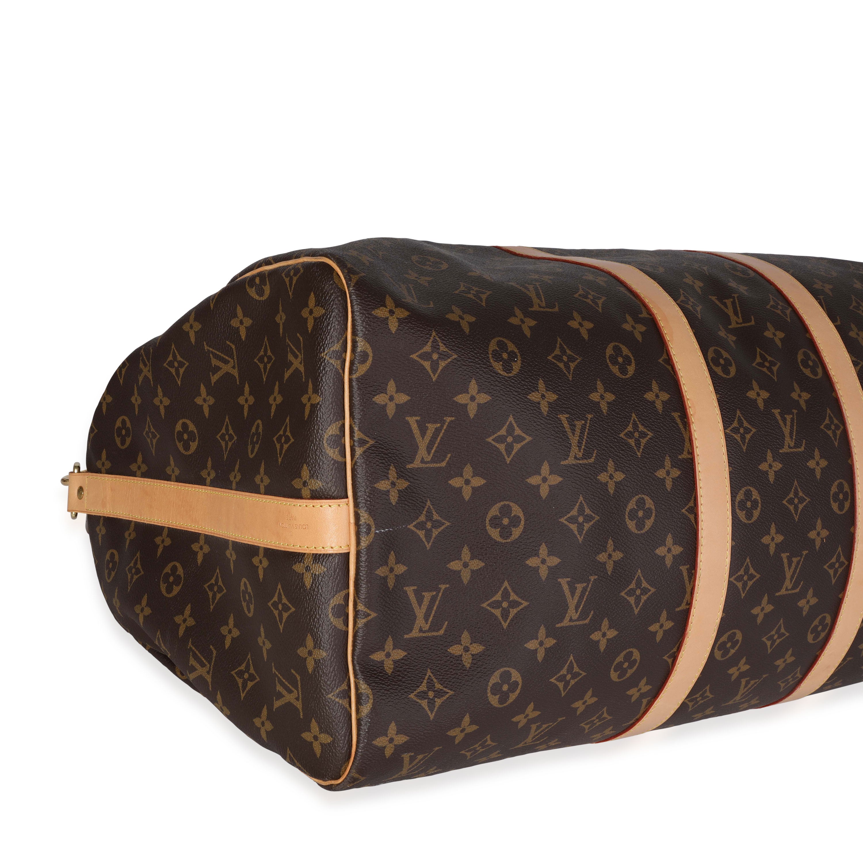 Louis Vuitton Louis Vuitton Monogram Canvas Keepall Bandoulière 55