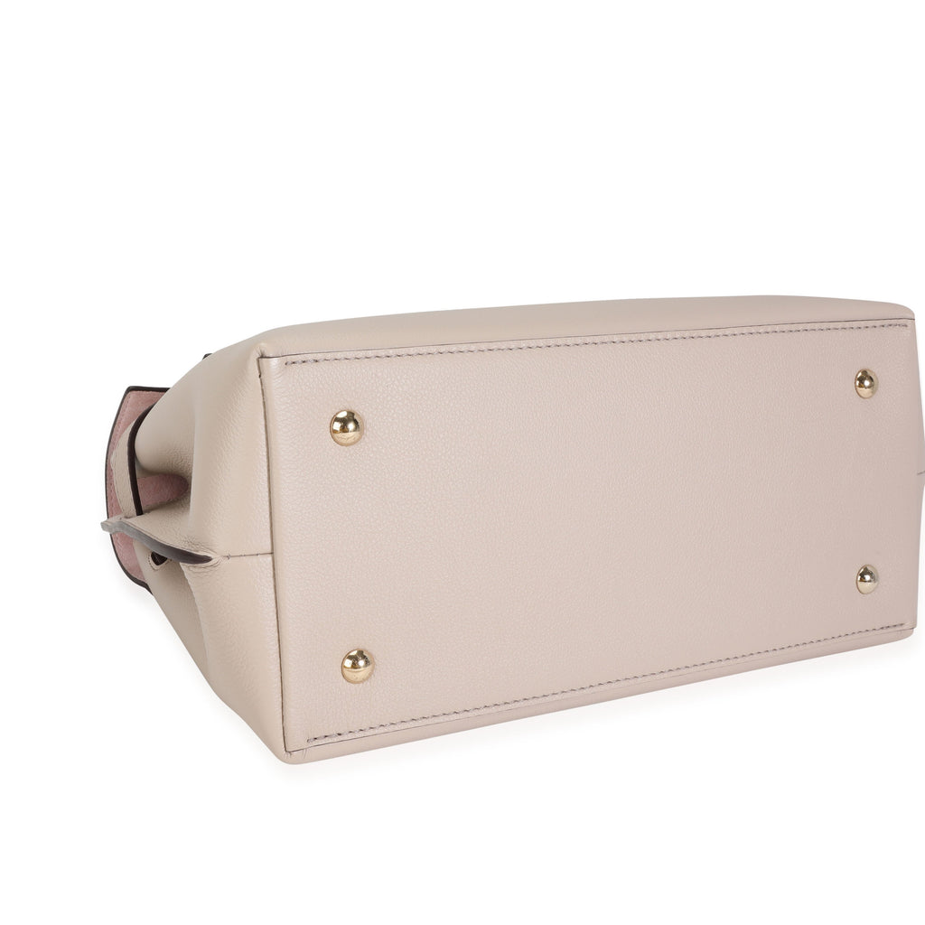 Louis Vuitton Louis Vuitton Greige Soft Calfskin Lockme Ever MM