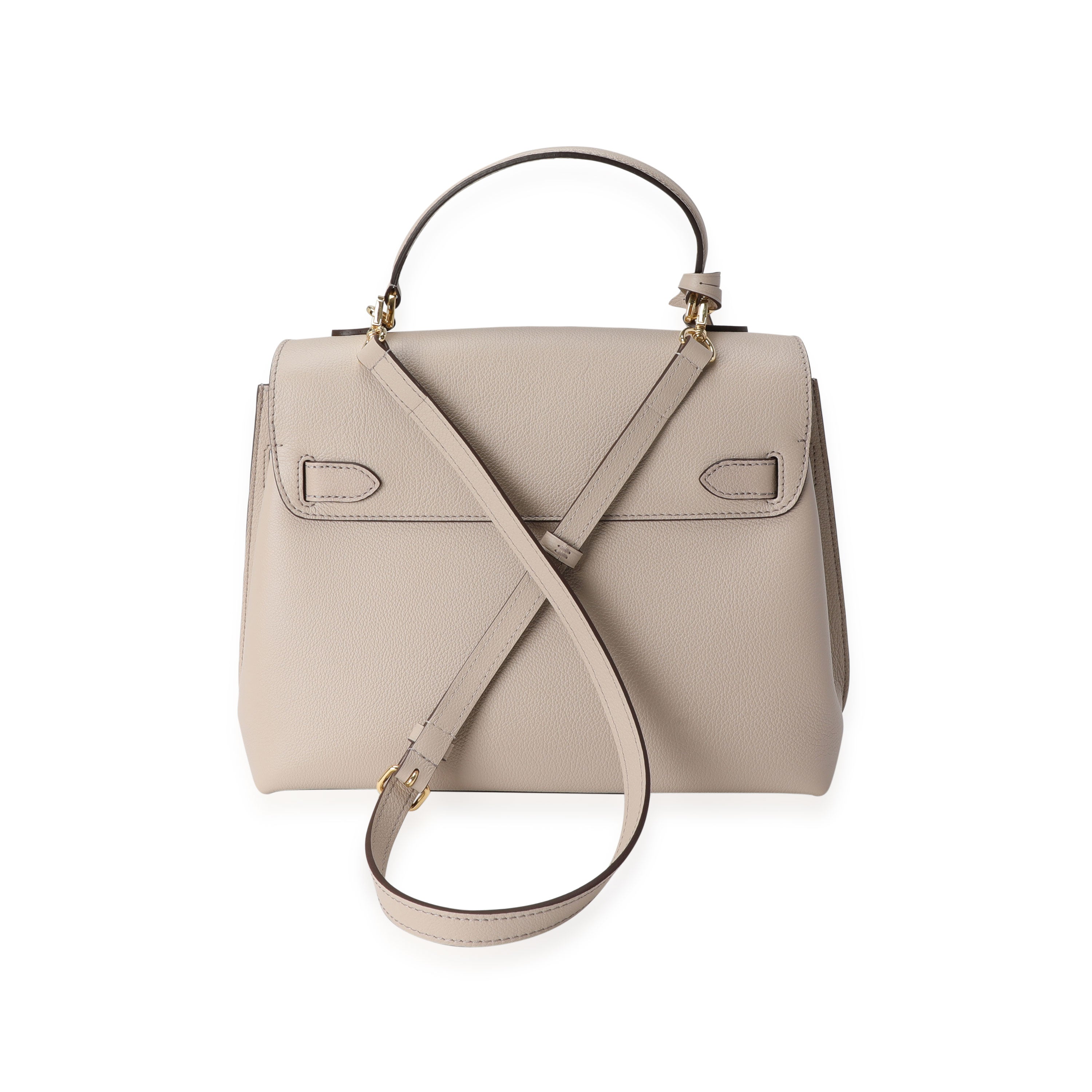 Louis Vuitton Louis Vuitton Greige Soft Calfskin Lockme Ever MM