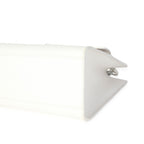 Louis Vuitton White Leather Monochrome Lockme Tote PM