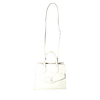 Louis Vuitton White Leather Monochrome Lockme Tote PM