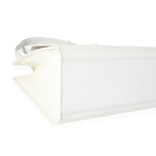 Louis Vuitton White Leather Monochrome Lockme Tote PM