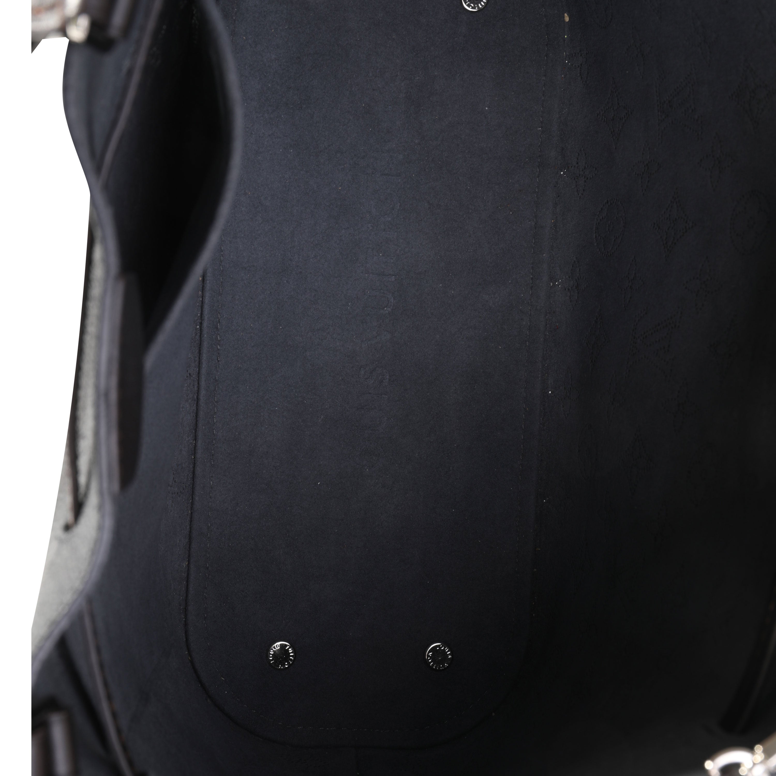 Louis Vuitton Louis Vuitton Black Mahina Leather Girolata Bag