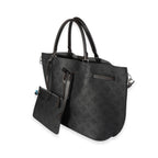 Louis Vuitton Louis Vuitton Black Mahina Leather Girolata Bag