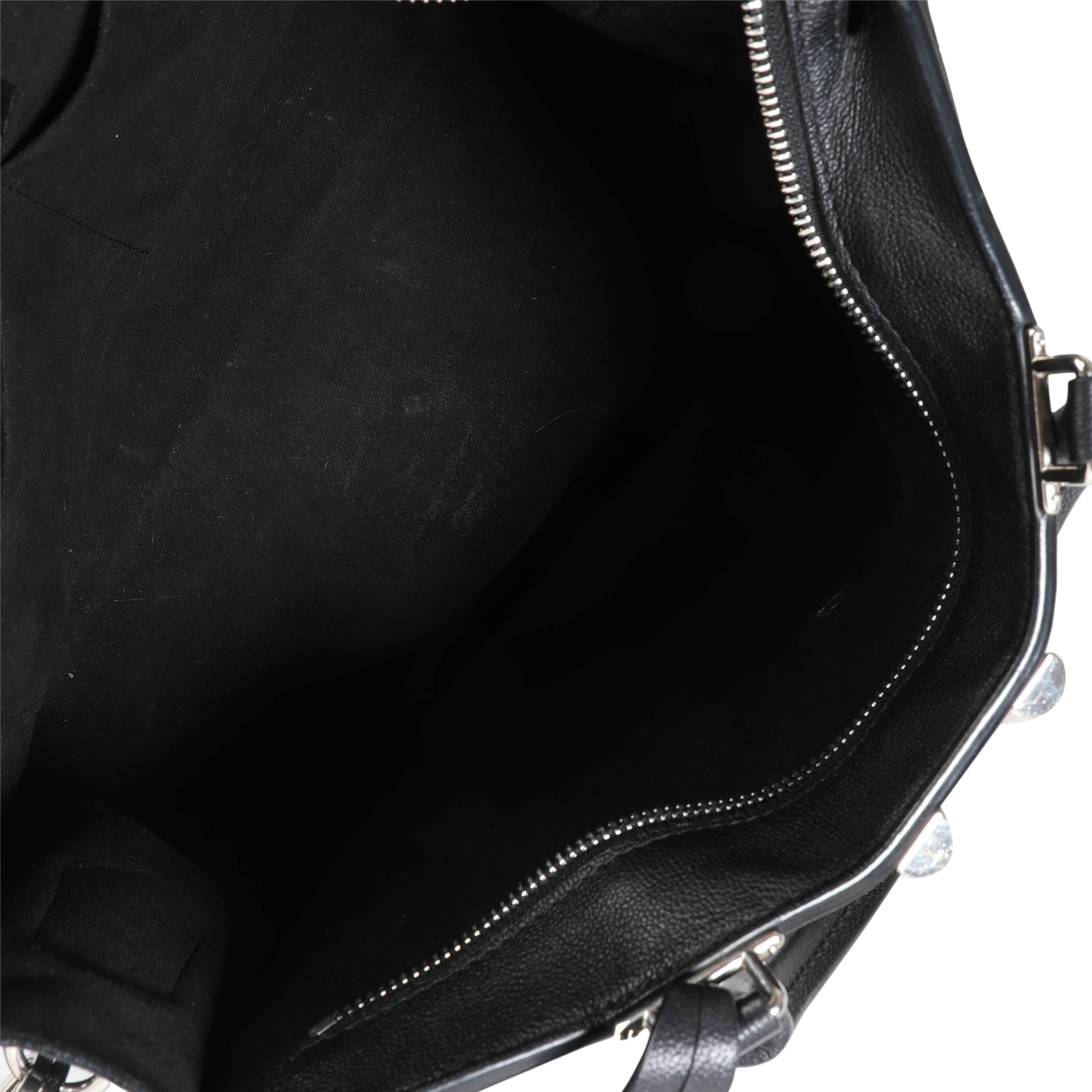 Louis Vuitton Louis Vuitton Black Monogram Leather Very Zipped Tote