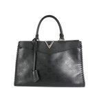 Louis Vuitton Louis Vuitton Black Monogram Leather Very Zipped Tote