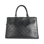 Louis Vuitton Louis Vuitton Black Monogram Leather Very Zipped Tote