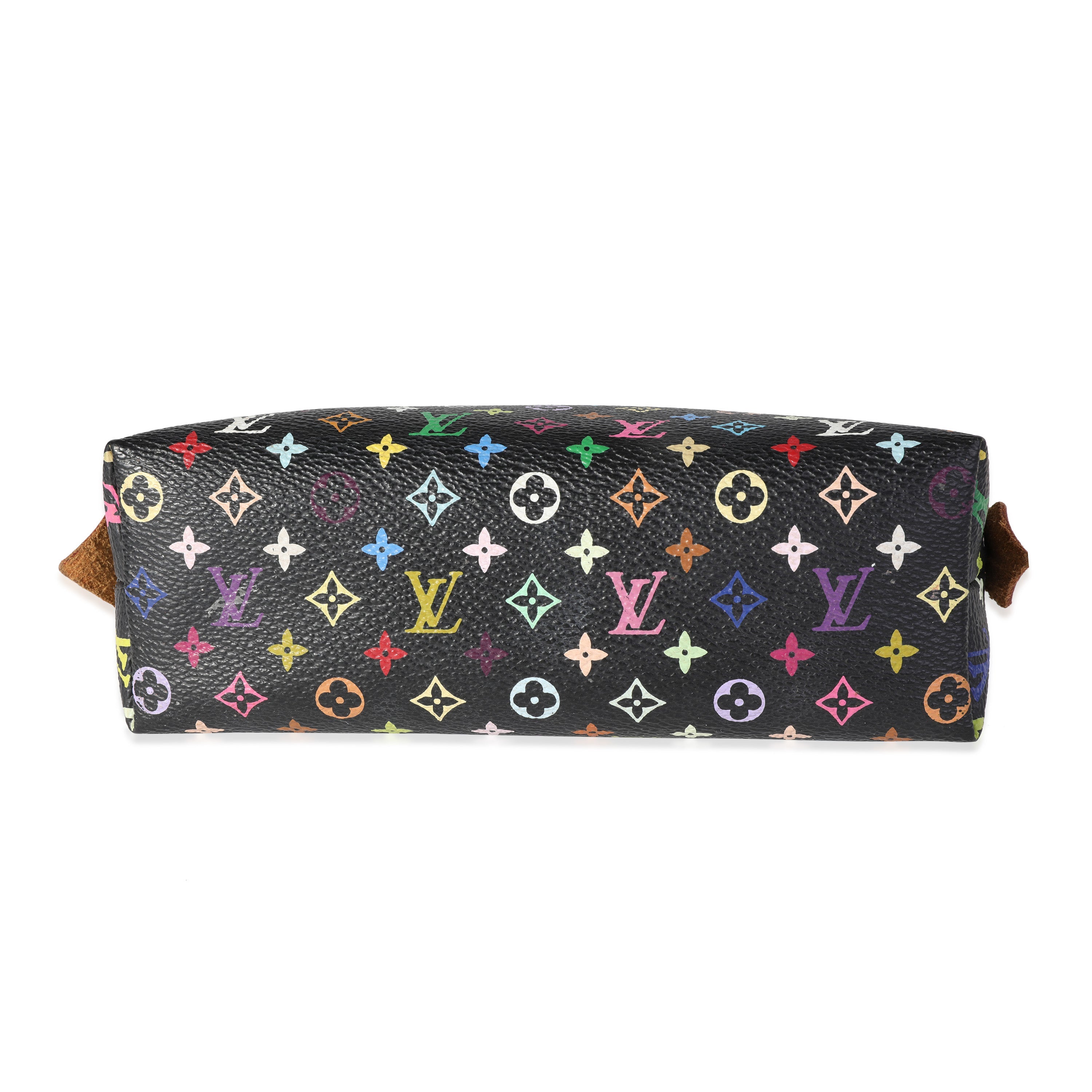Louis Vuitton Louis Vuitton x Takashi Murakami Black Monogram Multicolore Cosmetic Pouch