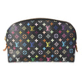 Louis Vuitton Louis Vuitton x Takashi Murakami Black Monogram Multicolore Cosmetic Pouch