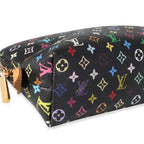Louis Vuitton Louis Vuitton x Takashi Murakami Black Monogram Multicolore Cosmetic Pouch