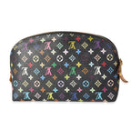 Louis Vuitton Louis Vuitton x Takashi Murakami Black Monogram Multicolore Cosmetic Pouch