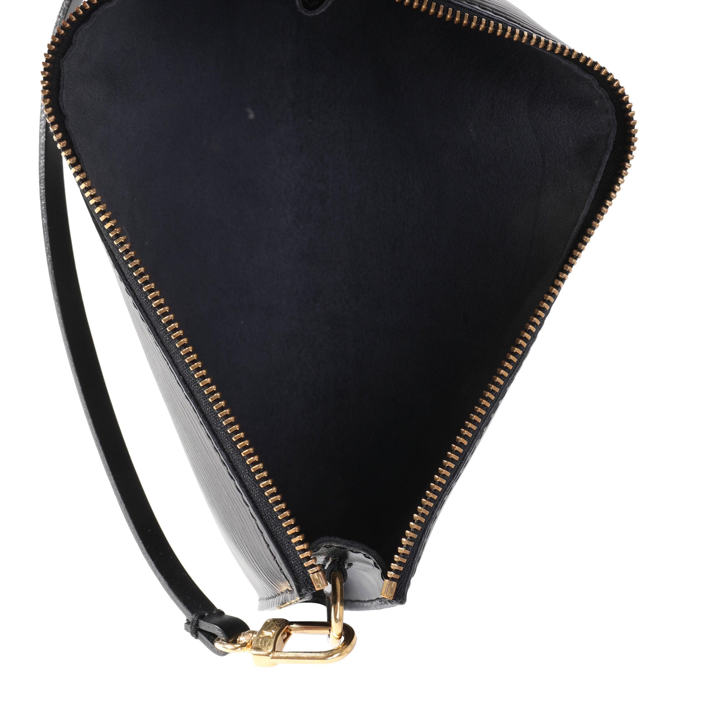 Louis Vuitton Louis Vuitton Black Epi Leather Pochette Accessoires 24