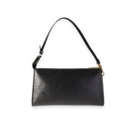 Louis Vuitton Louis Vuitton Black Epi Leather Pochette Accessoires 24