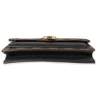 Louis Vuitton Louis Vuitton Damier Ebene Canvas & Black Cowhide Vavin Chain Wallet