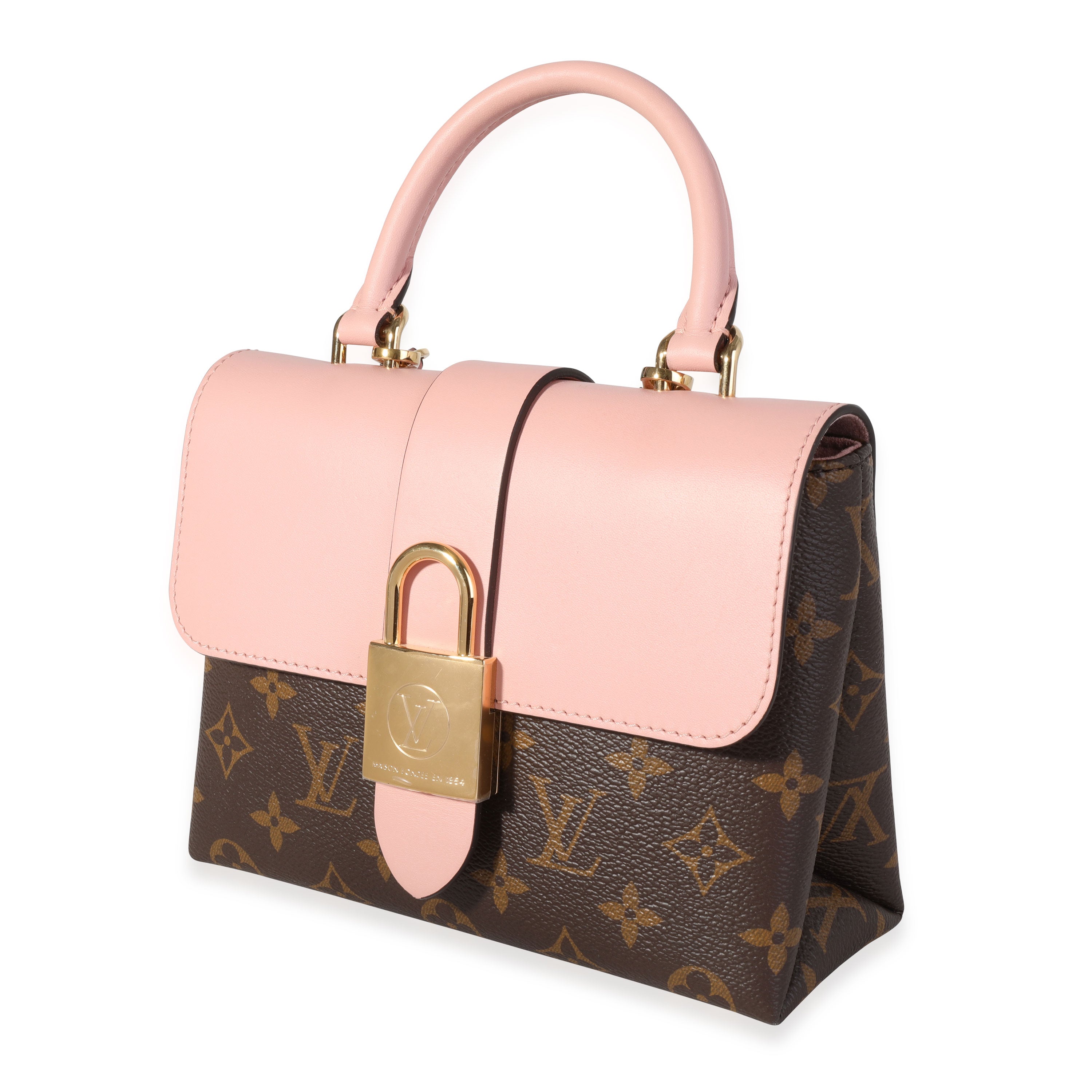 Louis Vuitton Louis Vuitton Monogram Canvas & Rose Poudré Pink Locky BB