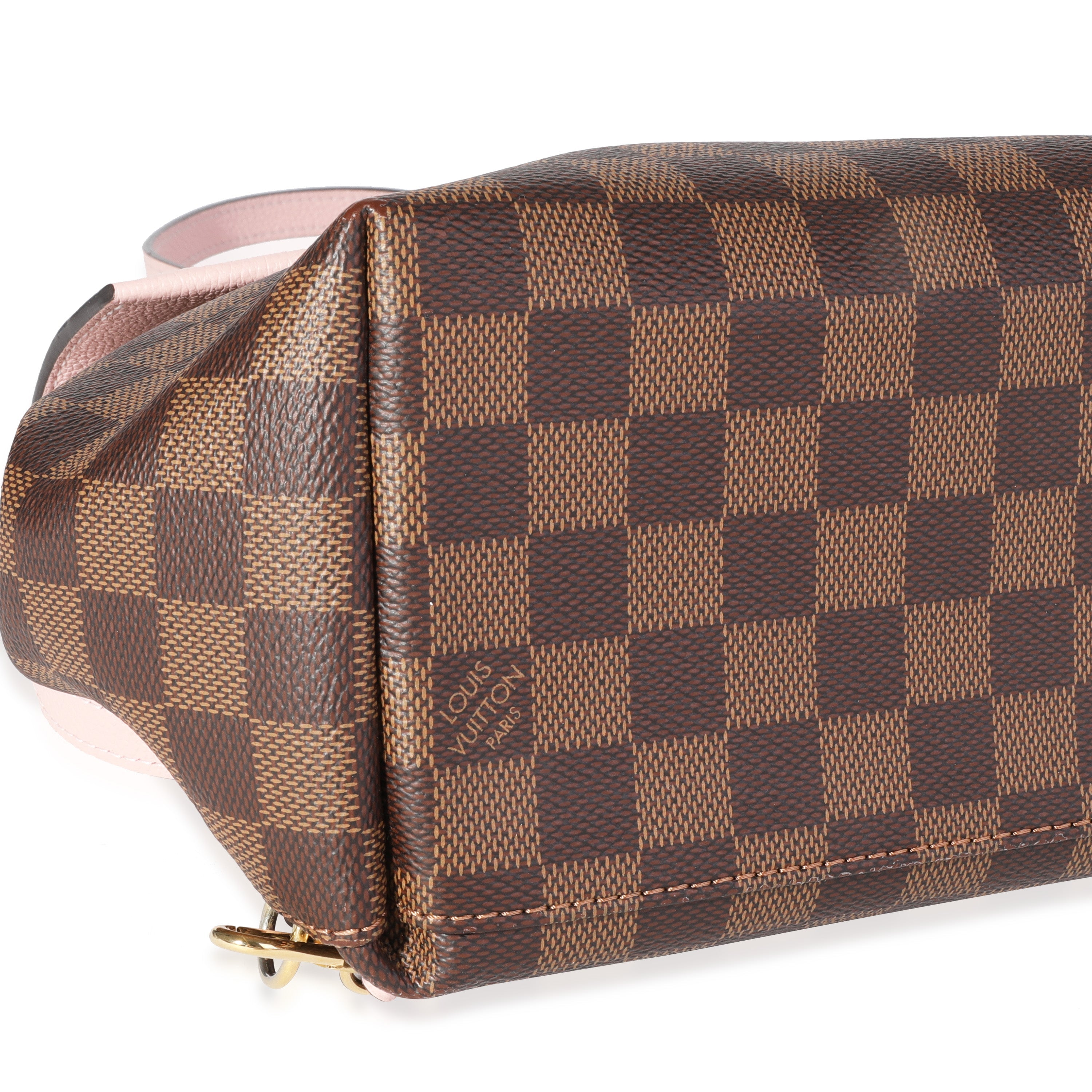 Louis Vuitton Louis Vuitton Damier Ebene & Magnolia Calfskin Clapton Backpack