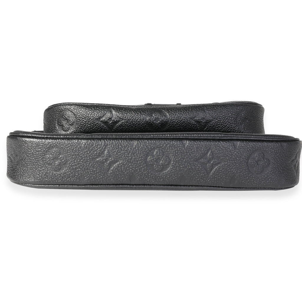 Louis Vuitton Louis Vuitton Black Monogram Empreinte Leather Multi-Pochette Accessoires