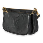 Louis Vuitton Louis Vuitton Black Monogram Empreinte Leather Multi-Pochette Accessoires