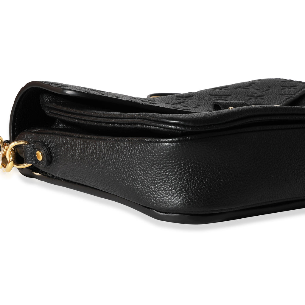 Louis Vuitton Louis Vuitton Black Monogram Empreinte Pochette Métis