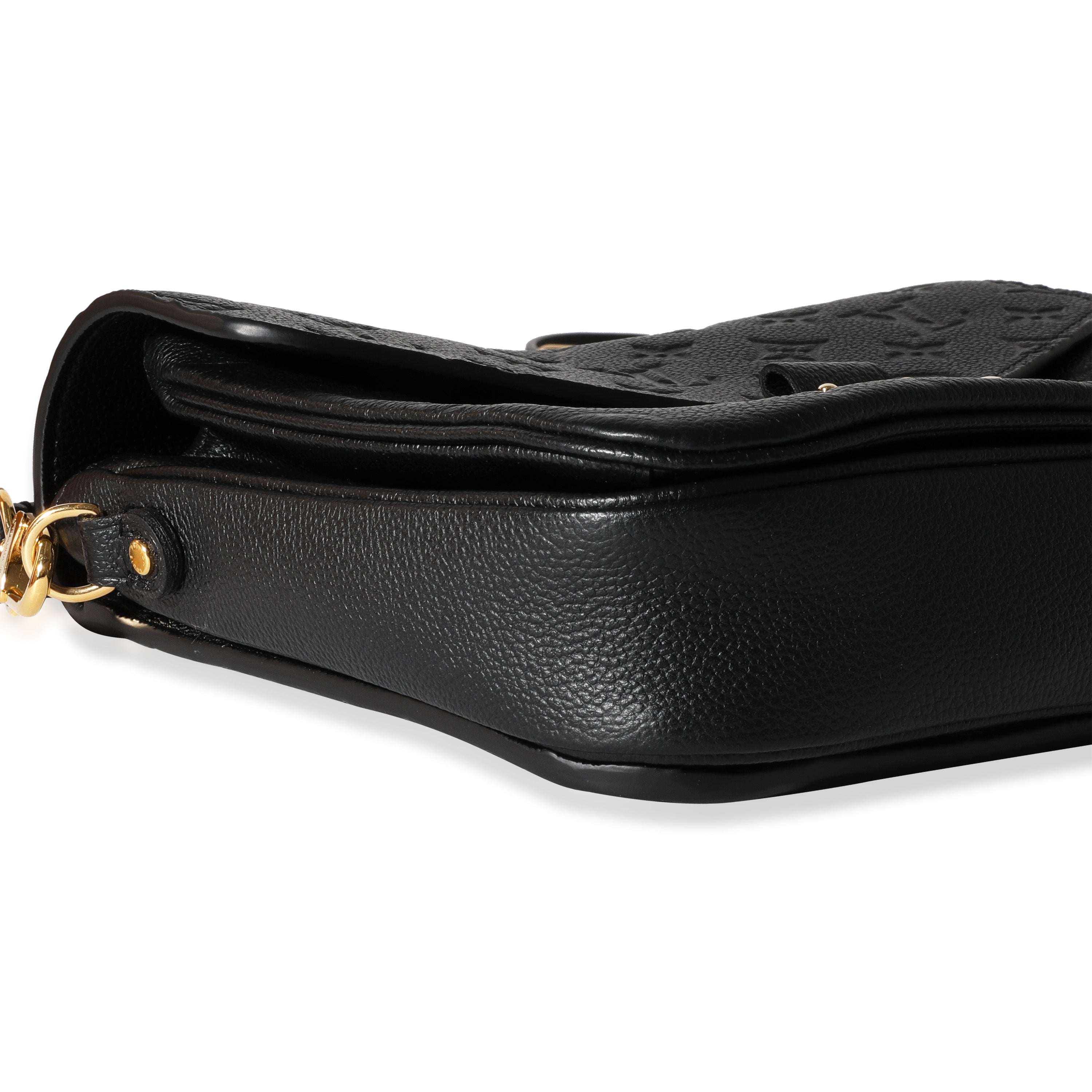 Louis Vuitton Louis Vuitton Black Monogram Empreinte Pochette Métis