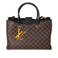 Louis Vuitton Louis Vuitton Damier Ebene & Black Calfskin LV Riverside