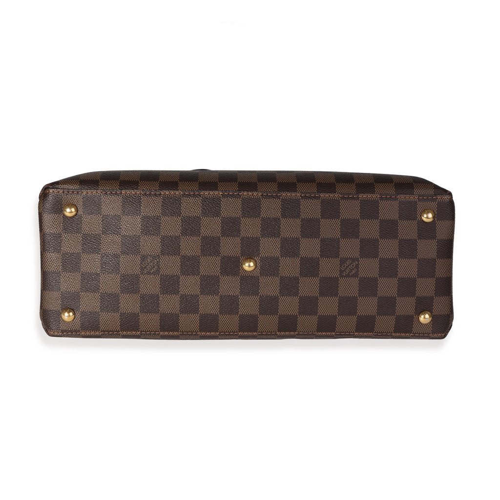 Louis Vuitton Louis Vuitton Damier Ebene & Black Calfskin LV Riverside