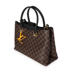 Louis Vuitton Louis Vuitton Damier Ebene & Black Calfskin LV Riverside