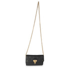 Louis Vuitton Louis Vuitton Black Monogram Empreinte Leather Vavin Wallet on Chain