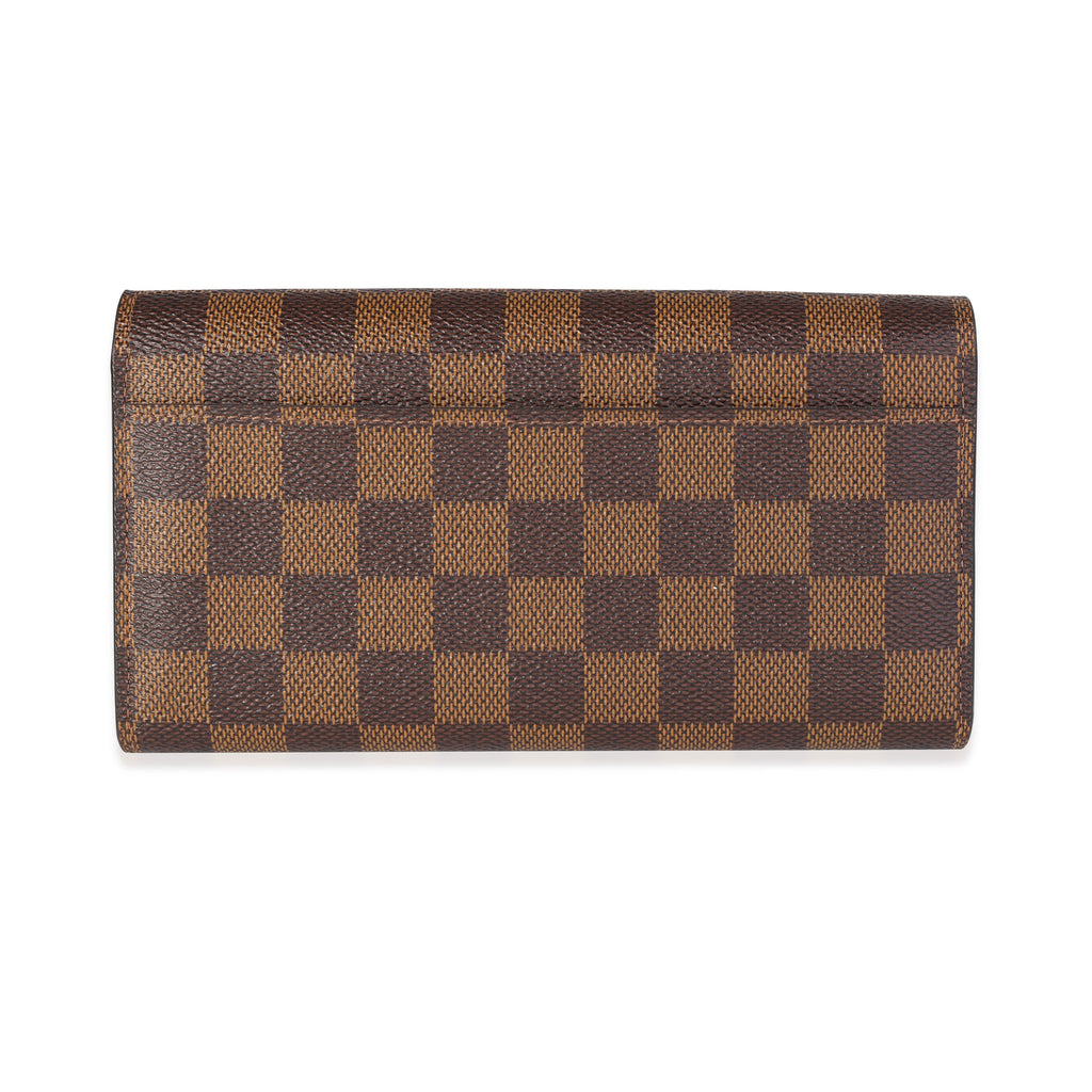 Louis Vuitton Louis Vuitton Damier Ebene Canvas Sarah Wallet