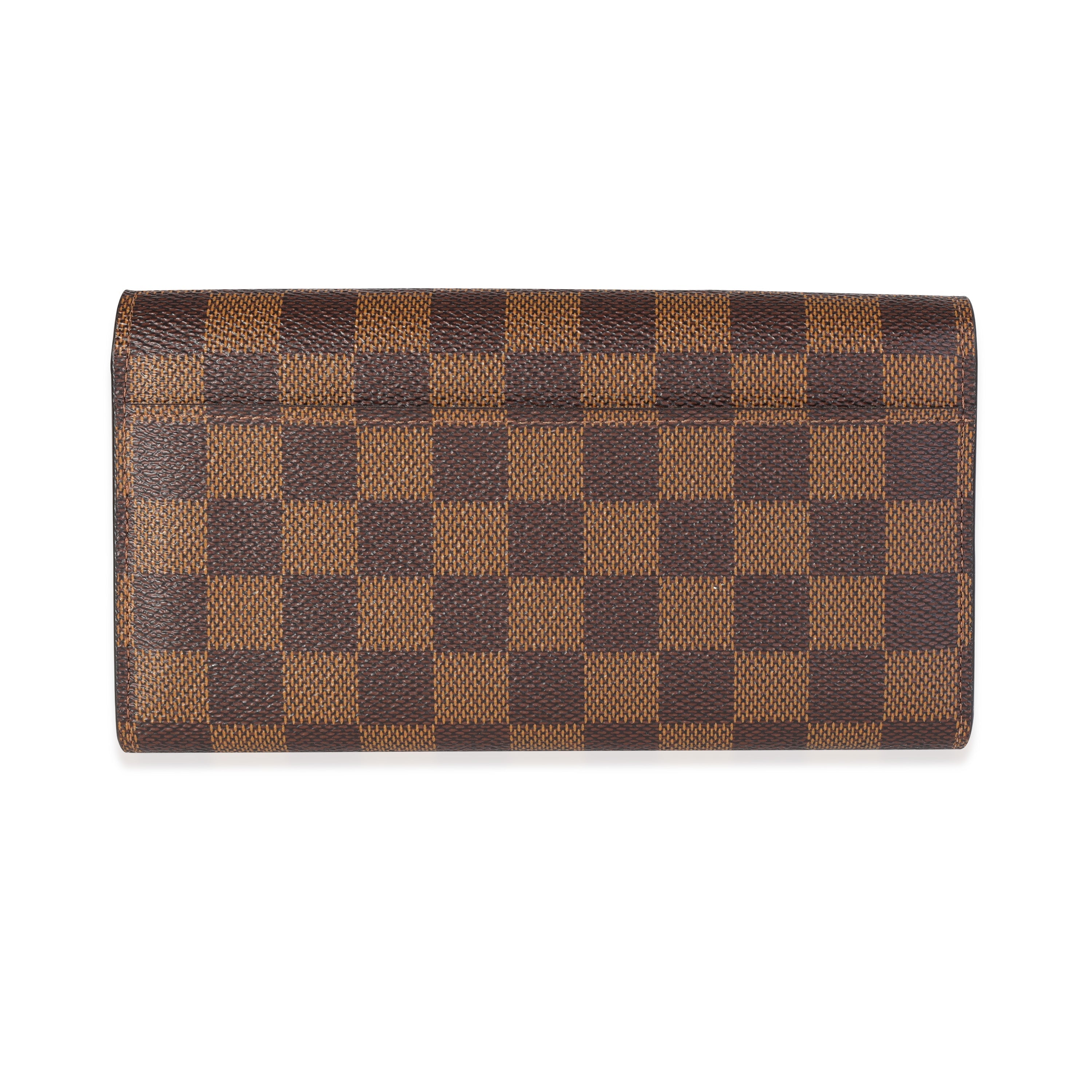 Louis Vuitton Louis Vuitton Damier Ebene Canvas Sarah Wallet