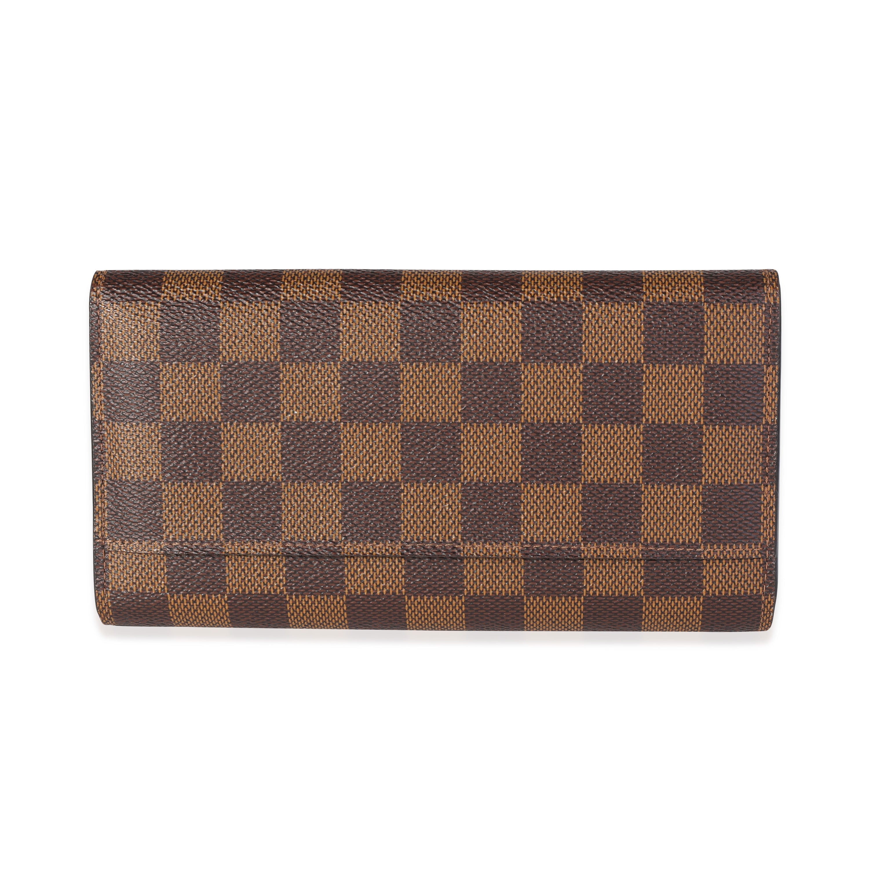 Louis Vuitton Louis Vuitton Damier Ebene Canvas Sarah Wallet