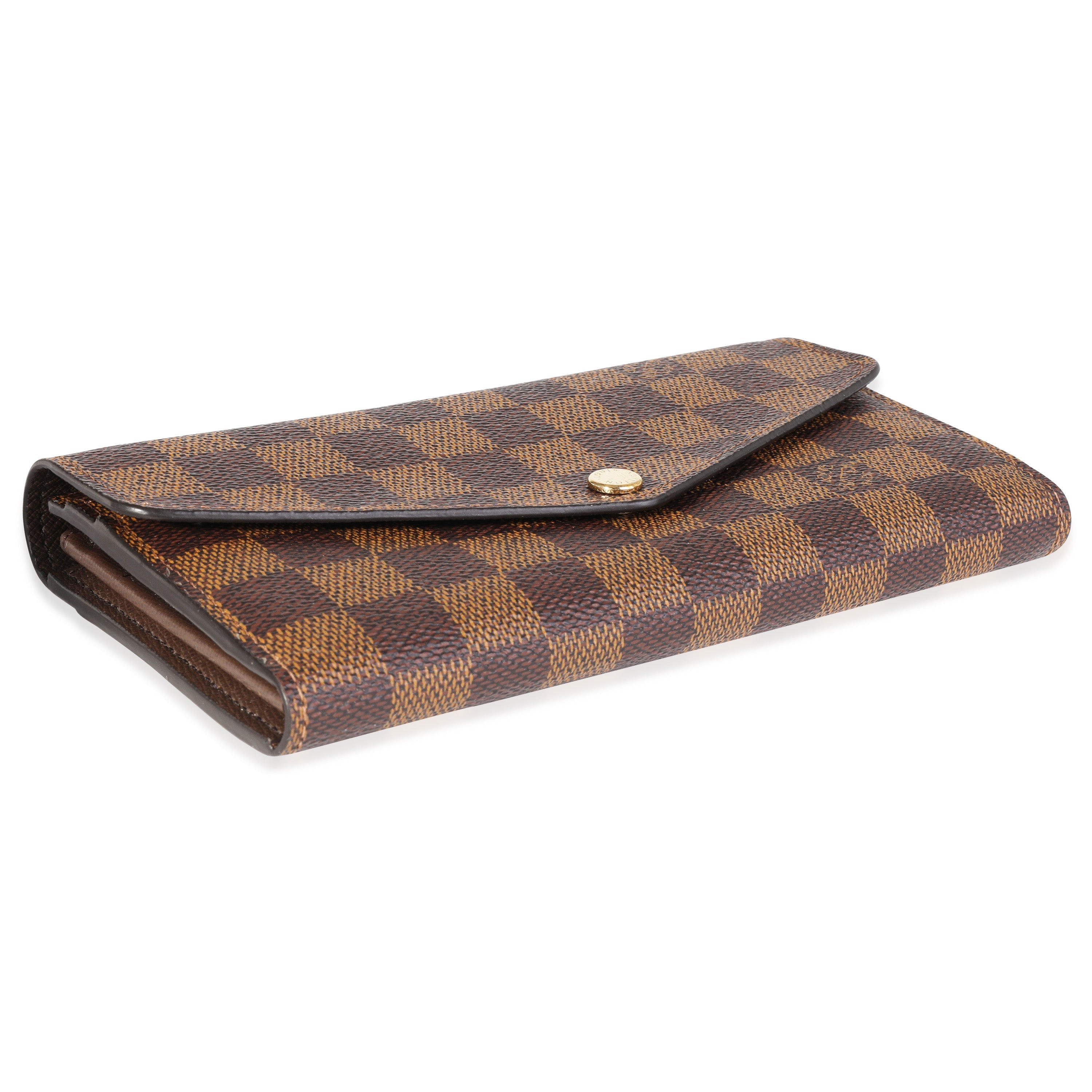 Louis Vuitton Louis Vuitton Damier Ebene Canvas Sarah Wallet