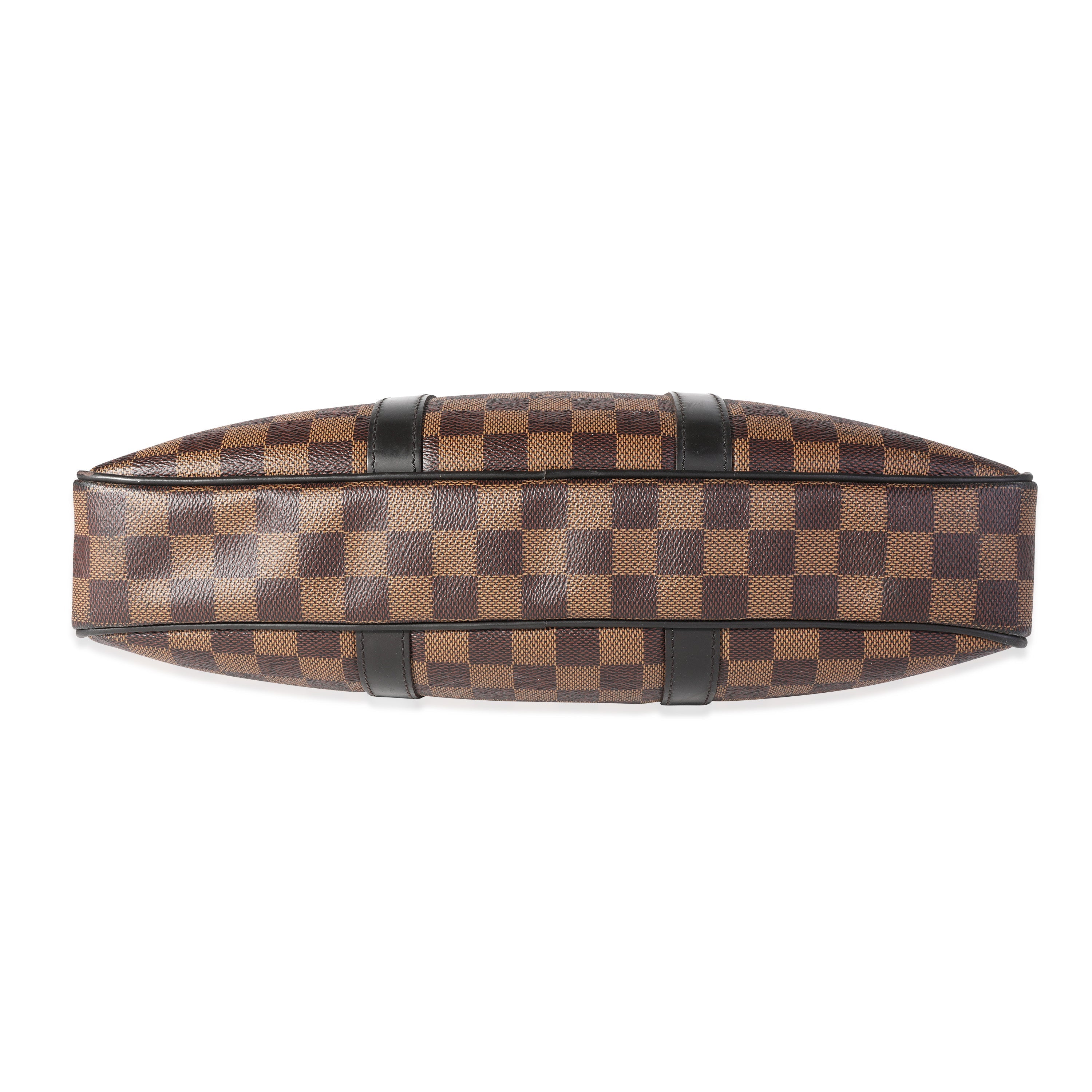 Louis Vuitton Damier Ebene & Black Leather Porte-Documents Voyage PM
