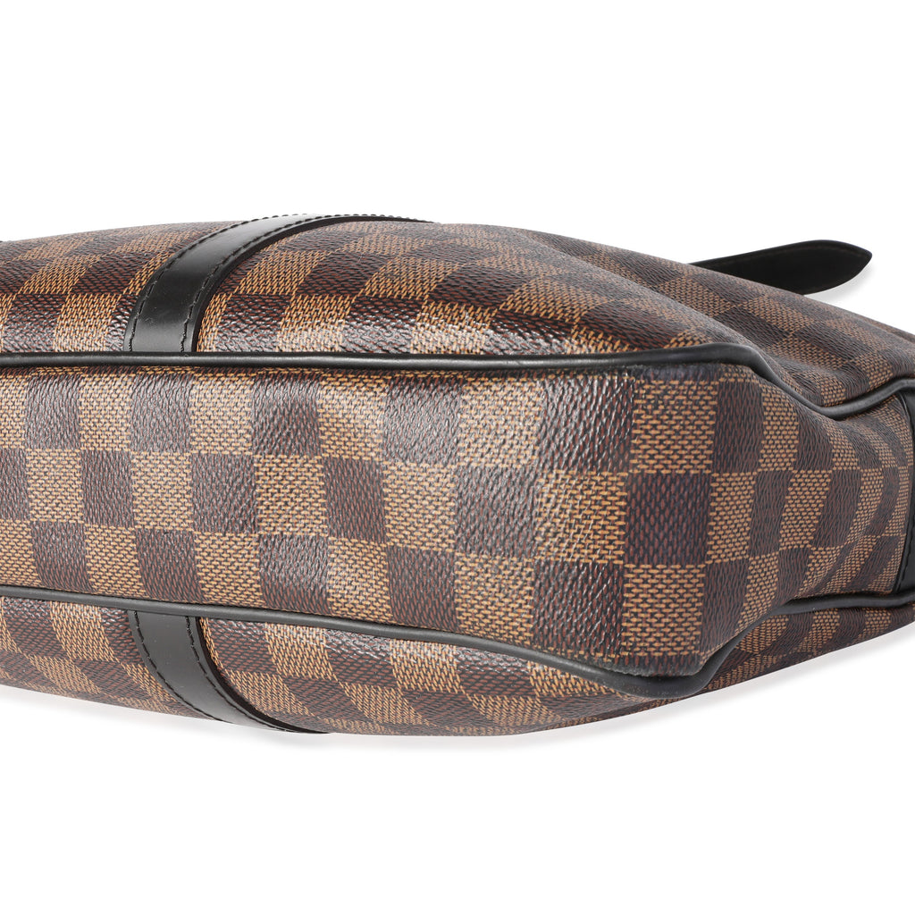 Louis Vuitton Damier Ebene & Black Leather Porte-Documents Voyage PM