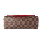 Louis Vuitton Louis Vuitton Damier Ebene Canvas & Bordeaux Calfskin Vavin PM