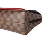 Louis Vuitton Louis Vuitton Damier Ebene Canvas & Bordeaux Calfskin Vavin PM