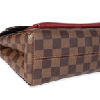Louis Vuitton Louis Vuitton Damier Ebene Canvas & Bordeaux Calfskin Vavin PM