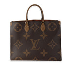 Louis Vuitton Louis Vuitton Brown Monogram & Monogram Reverse Canvas Onthego GM