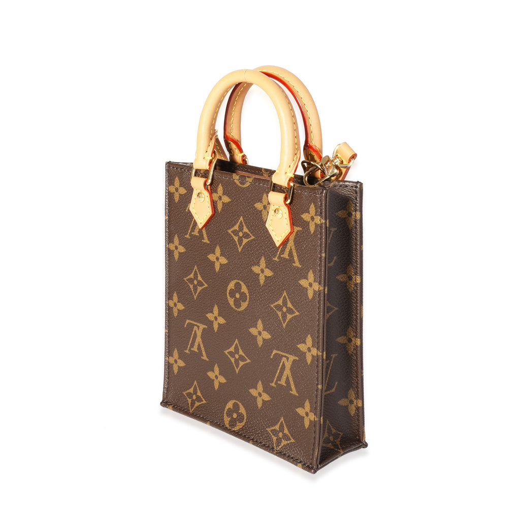 Louis Vuitton Louis Vuitton Monogram Canvas Petit Sac Plat