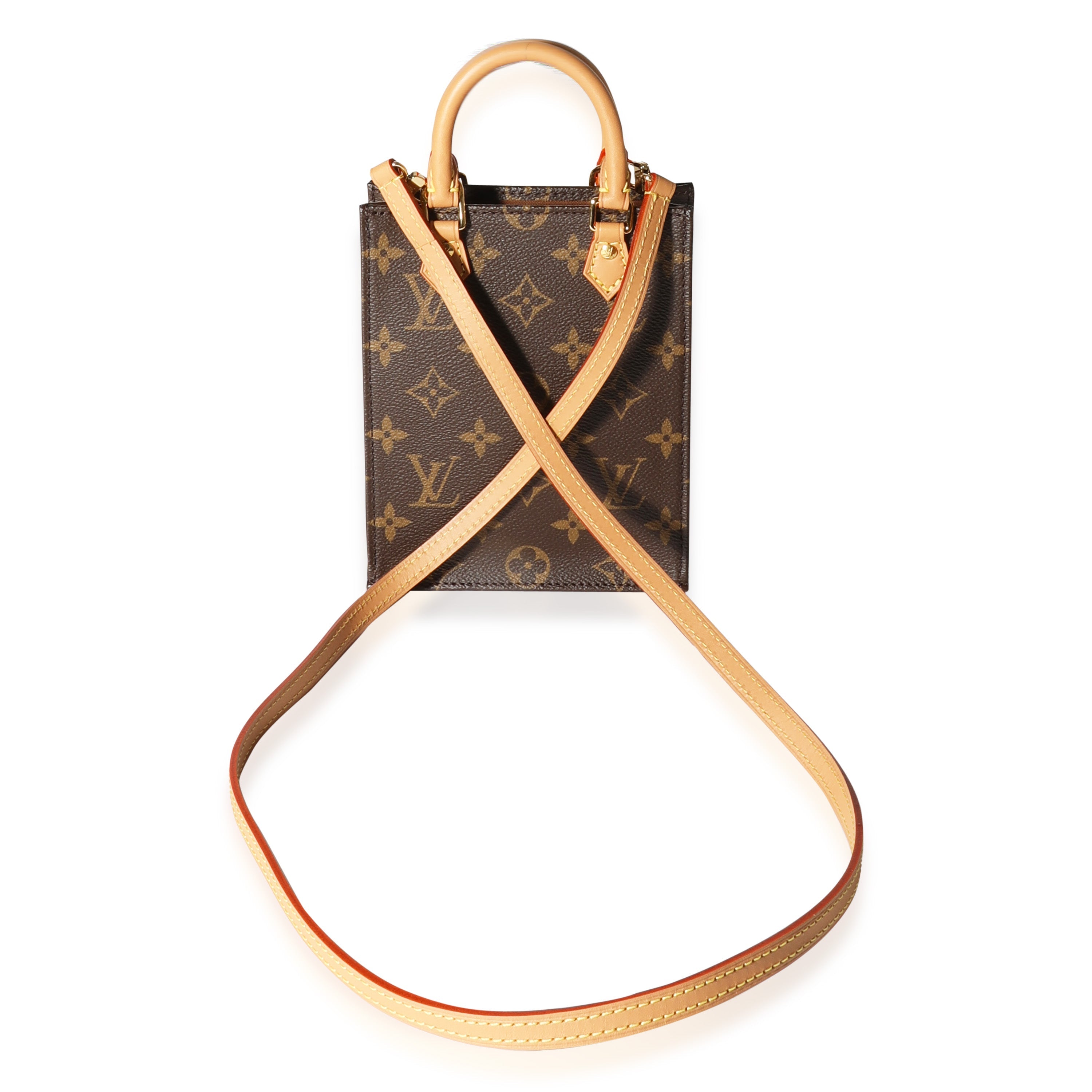 Louis Vuitton Louis Vuitton Monogram Canvas Petit Sac Plat