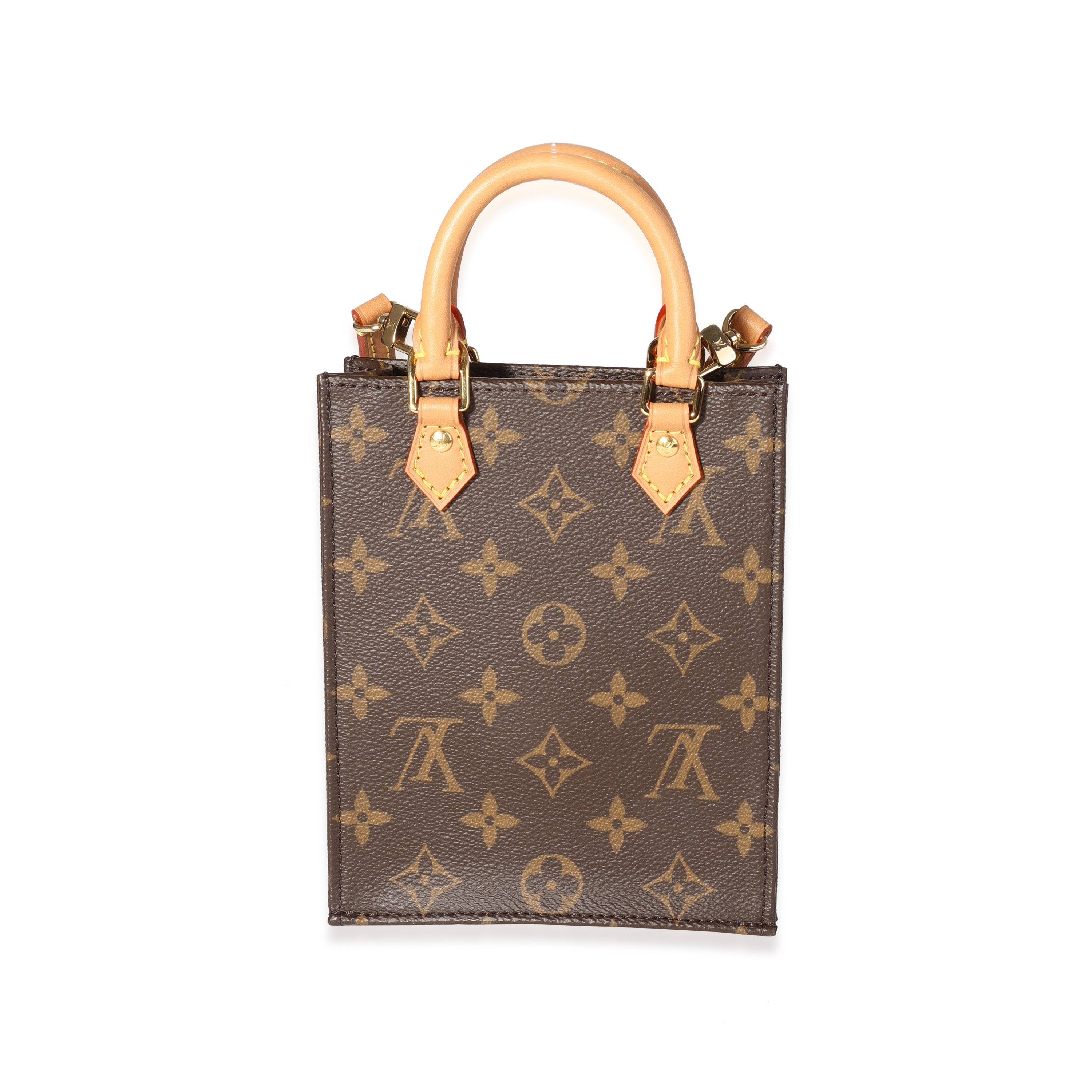Louis Vuitton Louis Vuitton Monogram Canvas Petit Sac Plat