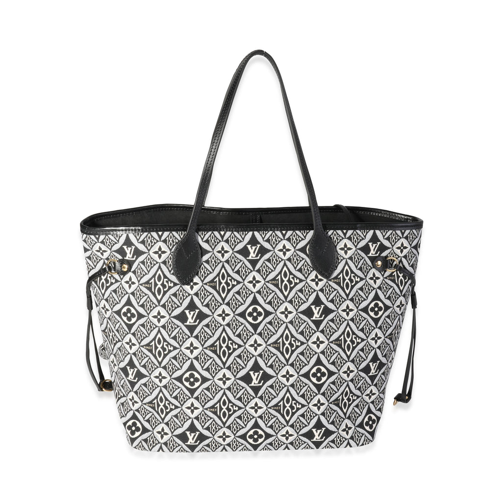 Louis Vuitton Louis Vuitton Black Jacquard Since 1854 Neverfull MM