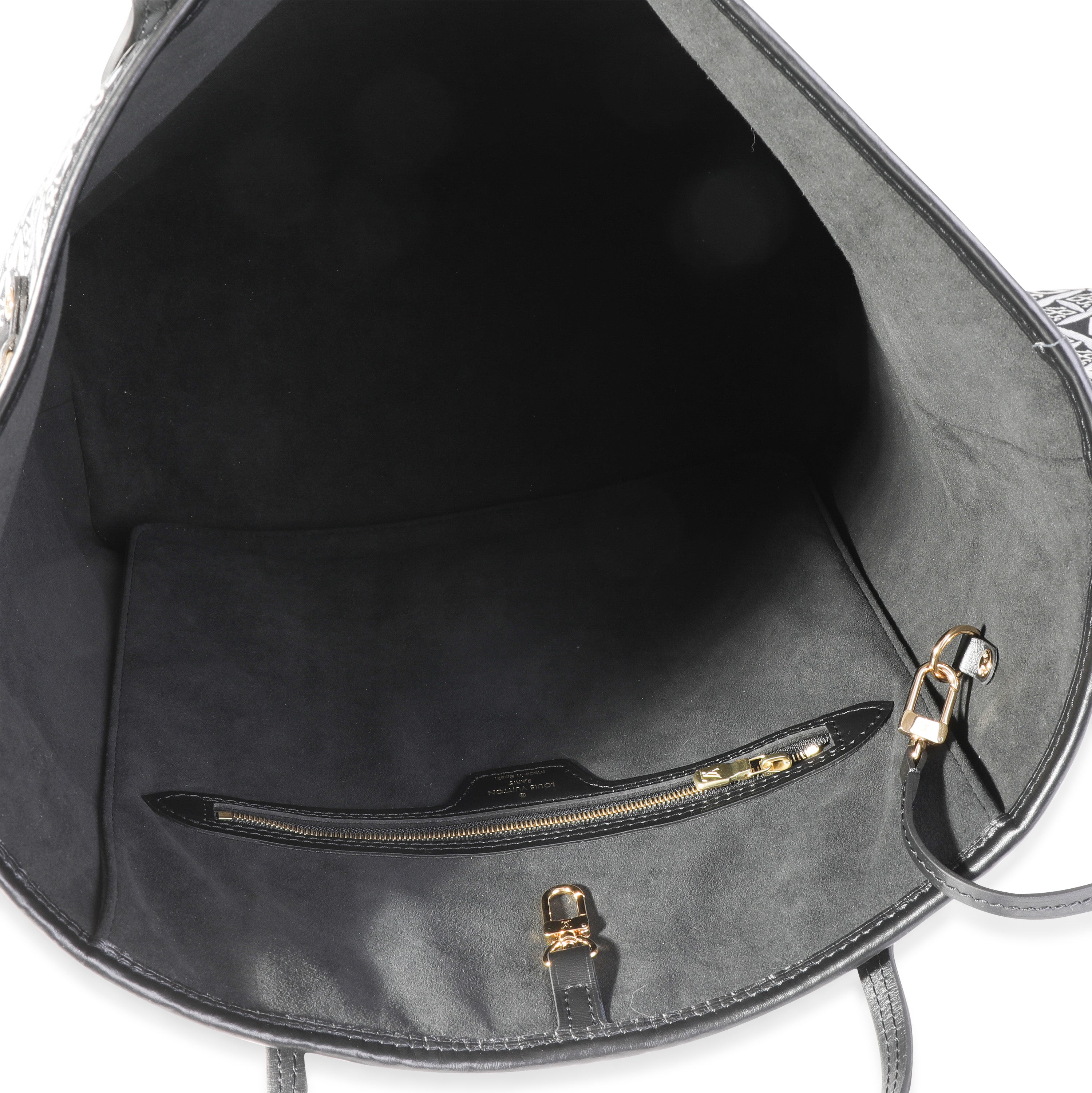 Louis Vuitton Louis Vuitton Black Jacquard Since 1854 Neverfull MM