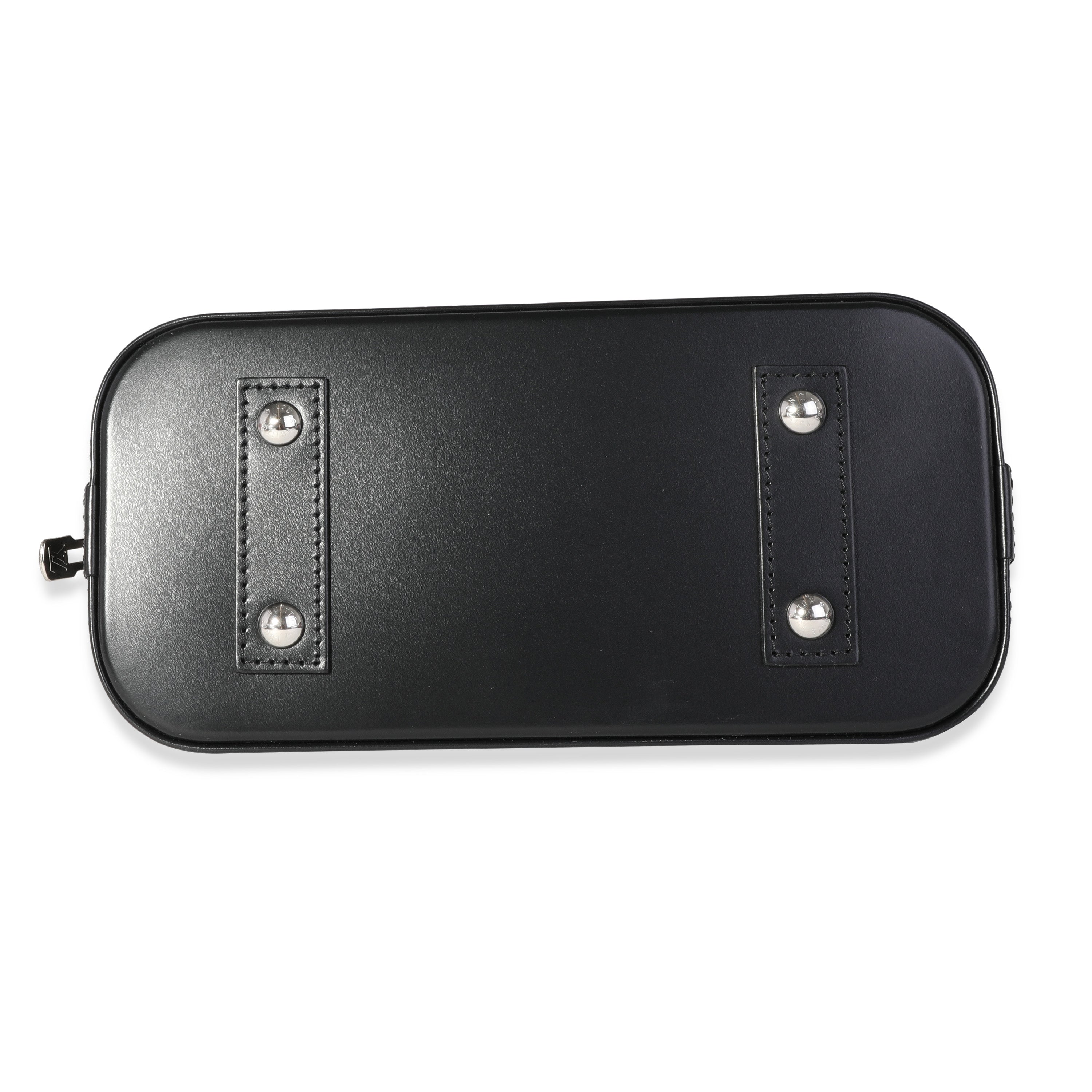Louis Vuitton Louis Vuitton Black Epi Leather Alma BB