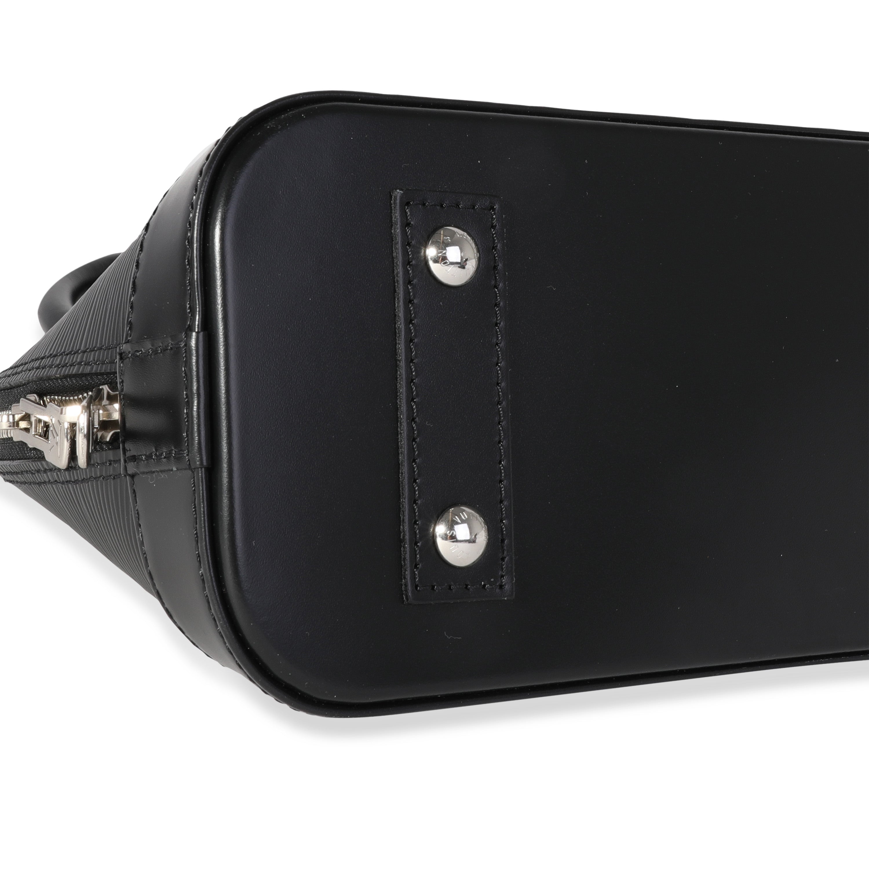 Louis Vuitton Louis Vuitton Black Epi Leather Alma BB