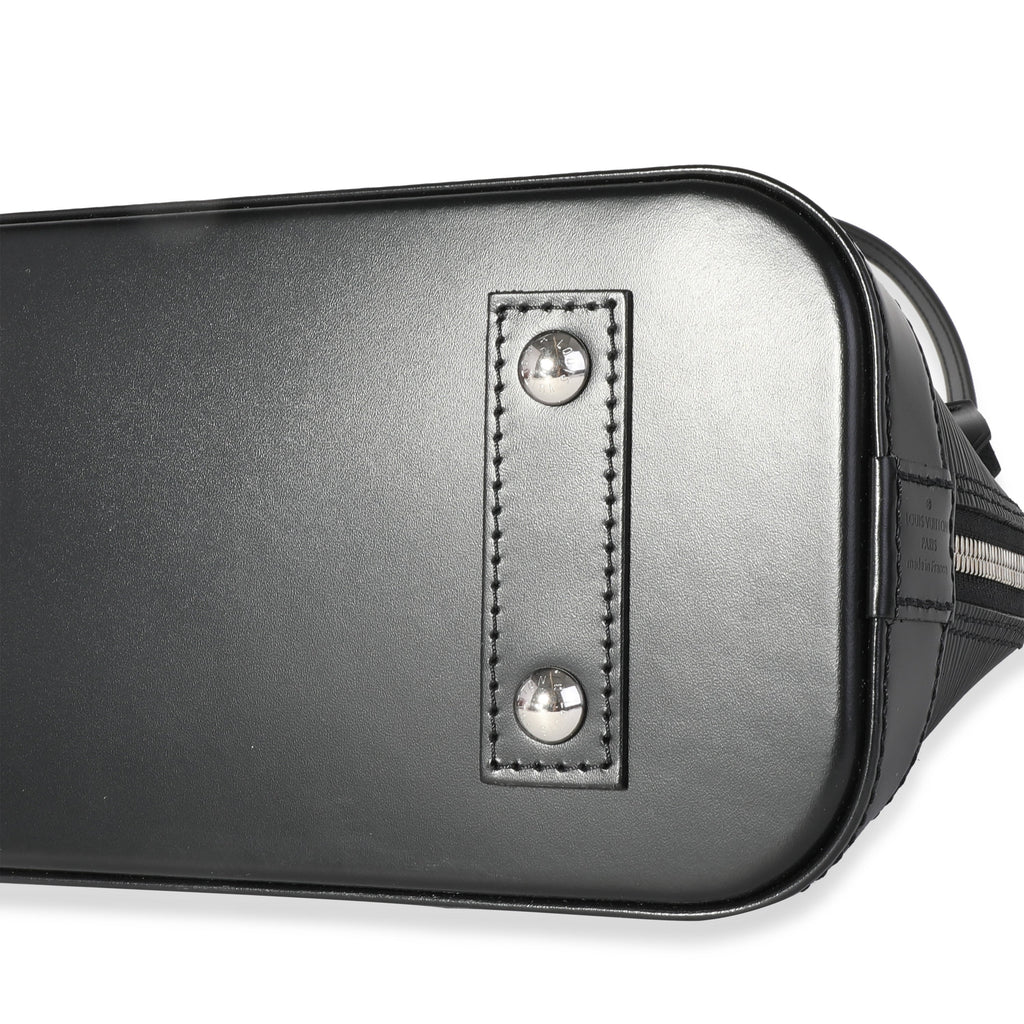 Louis Vuitton Louis Vuitton Black Epi Leather Alma BB