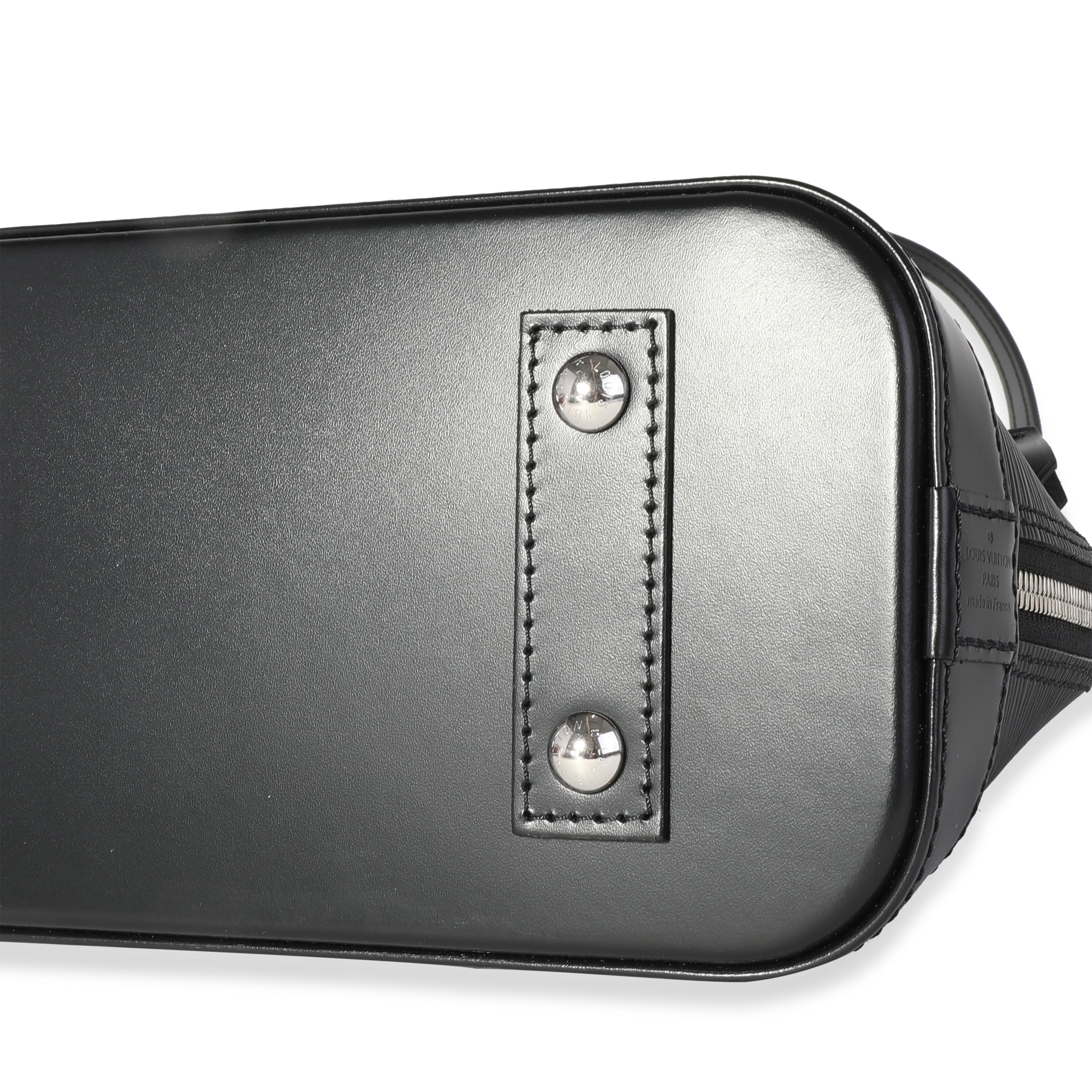 Louis Vuitton Louis Vuitton Black Epi Leather Alma BB