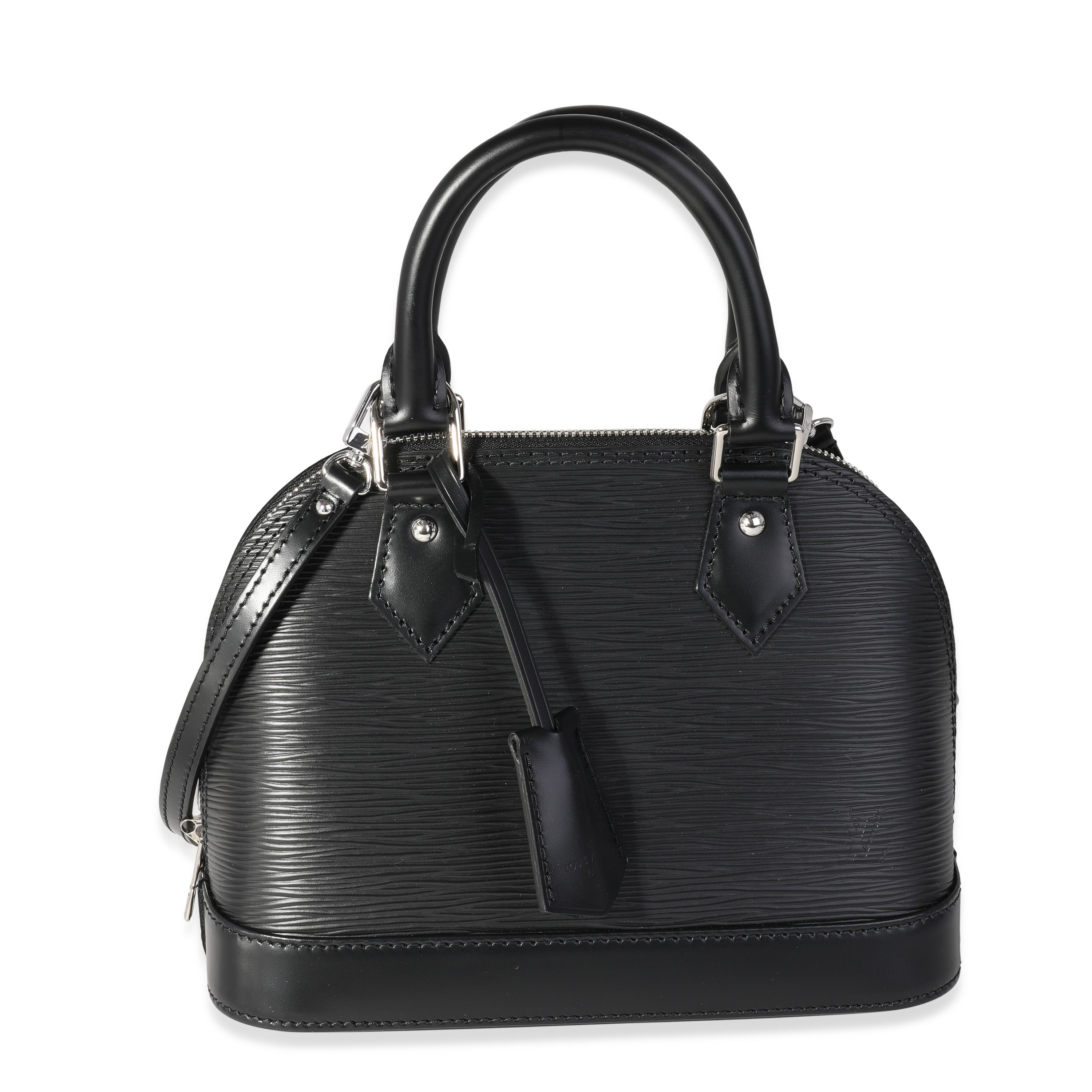 Louis Vuitton Louis Vuitton Black Epi Leather Alma BB
